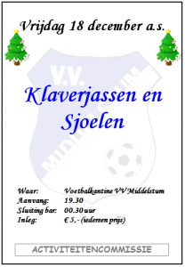 Klaverjassen 18 december 2015